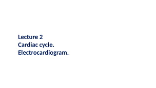 Comprehensive Overview of Cardiac Cycle and Electrocardiogram ...