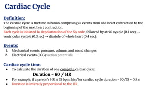 Comprehensive Overview of Cardiac Cycle and Electrocardiogram ...