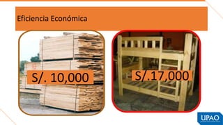 Eficiencia Económica
S/. 10,000 S/.17,000
 