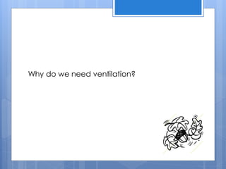 Why do we need ventilation?
 