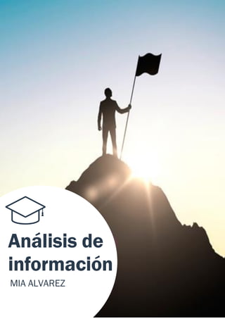 Análisis de
información
MIA ALVAREZ