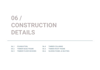 06 /
CONSTRUCTION
DETAILS
 