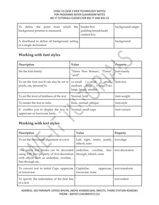 Sybsc cs sem 3 Web Programming unit 1 | PDF