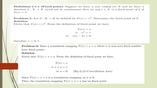 Fixed Point Mathmatic Comprehensive Study of Fixed Point Theorems and Their Applications in ...