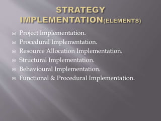 Strategic Management for Masters in Business Administration | PPTX