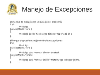 EXCEPCIONES JAVA | PPT