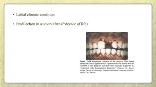 • Lethal chronic condition
• Predilection in women(after 4th decade of life)
 