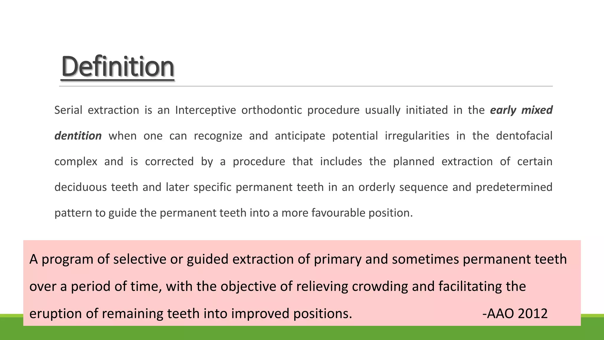 Interceptive Definition INTERCEPTIVE ORTHODONTICS | PPTX