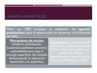 AGENTES ANTISÉPTICOS
 