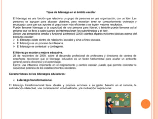 Liderazgo Escolar Docx