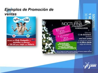 Ejemplos de Promoción de
ventas
 