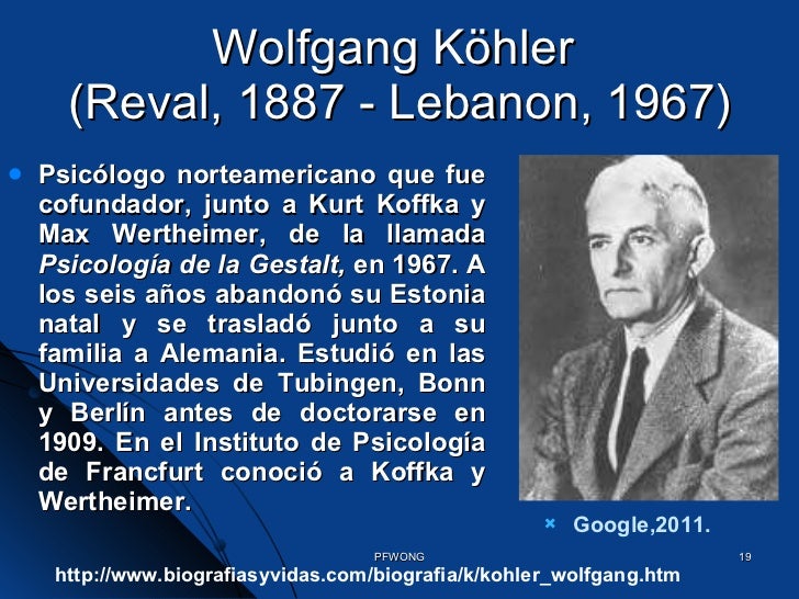 PSICOLOGÍA DE LA GESTALT POR FANNY JEM WONG