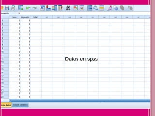 Datos en spss
 