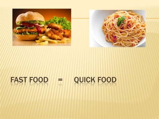 Collocations Fast Food Sentence. Example collocation, fixed expression and idiom | PPTX