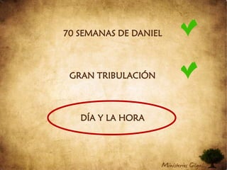    Hizo que ofrecieran sacrificios a dioses paganos“PESHAT” DE LAS 70 SEMANAS DE DANIEL