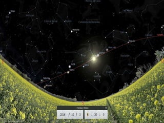 SEÑAL EN EL CIELOApocalipsis 12:1-31 Apareció en el cielo una señal maravillosa: una mujer revestida del sol, con la luna debajo de sus pies y con una corona de doce estrellas en la cabeza.2 Estaba encinta y gritaba por los dolores y angustias del parto 3 Y apareció en el cielo otra señal: un enorme dragón de color rojo encendido que tenía siete cabezas y diez cuernos, y una diadema en cada cabeza.4 Con la cola arrastró la tercera parte de las estrellas del cielo y las arrojó sobre la tierra. Cuando la mujer estaba a punto de dar a luz, el dragón se plantó delante de ella para devorar a su hijo tan pronto como naciera.5 Ella dio a luz un hijo varón que gobernará a todas las naciones con puño de hierro…9 Así fue expulsado el gran dragón, aquella serpiente antigua que se llama Diablo y Satanás, y que engaña al mundo entero. (NVI)