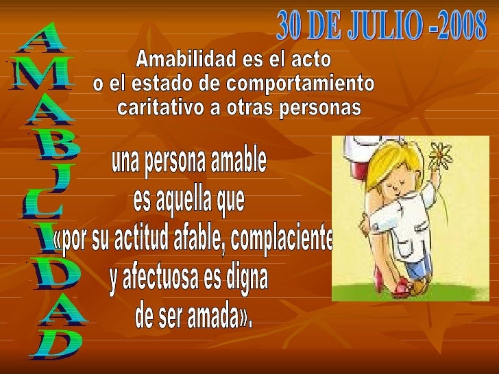 Que Es Amable O Afable En Circunstancias Sociales es.slideshare.net