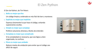 Introducción Completa al Lenguaje de Programación Python: Filosofía ...