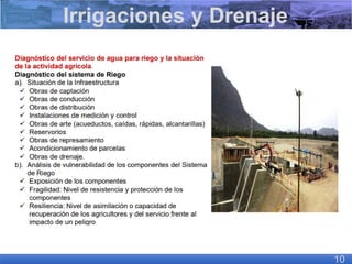 Irrigaciones y Drenaje
10
 