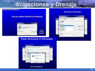 Irrigaciones y Drenaje
75
 