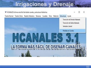 Irrigaciones y Drenaje
93
 