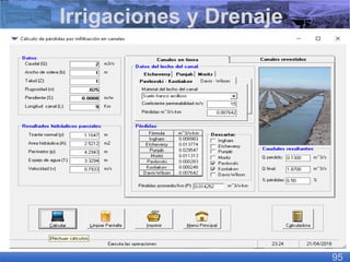 Irrigaciones y Drenaje
95
 