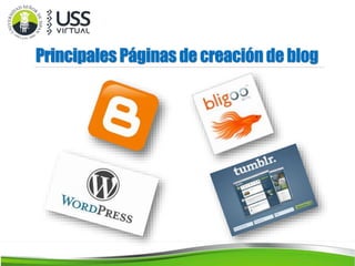 Principales Páginasdecreación deblog
 