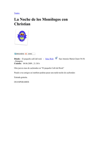 Semana del 4 al 11 de Junio