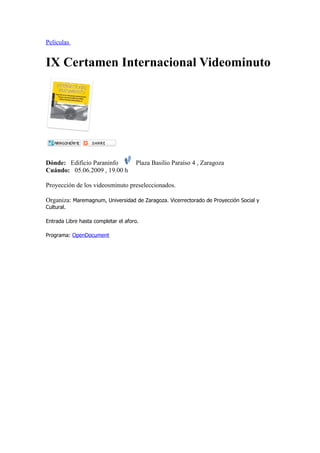 Semana del 4 al 11 de Junio