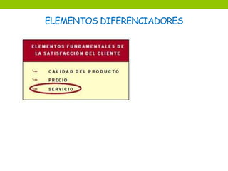 ELEMENTOS DIFERENCIADORES 
 