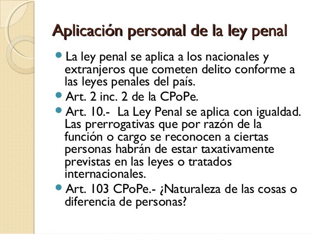 Semana 07 ambitos de aplicación de la ley penal