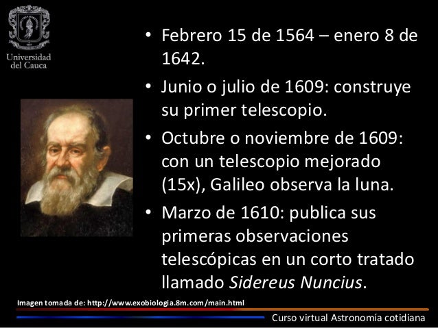 Galileo Galilei padre de la ciencia moderna