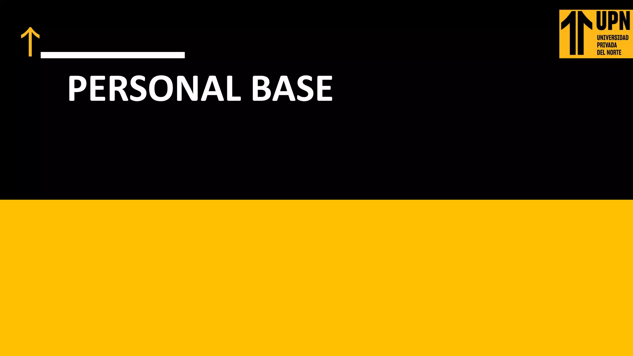 GRACIAS
PERSONAL BASE
 