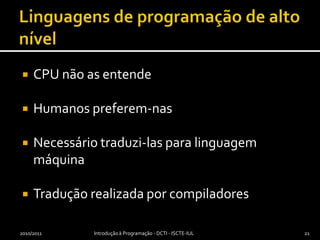 Hardware: principais componentesProcessador