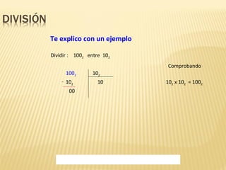 Te explico con un ejemplo 
Dividir : 1002 entre 102 
1002 102 
102 10 
00 
Comprobando 
102 x 102 = 1002 
 