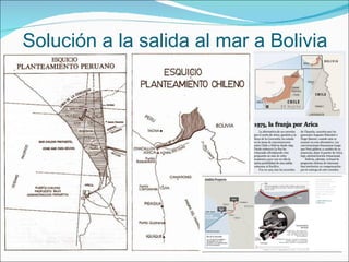Solución a la salida al mar a Bolivia
 