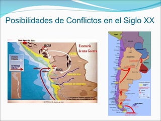 Posibilidades de Conflictos en el Siglo XX
 