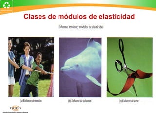 Clases de módulos de elasticidad
 