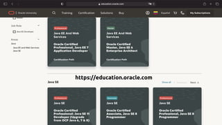 https://education.oracle.com
 