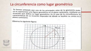 La circunferencia como lugar geométrico
 