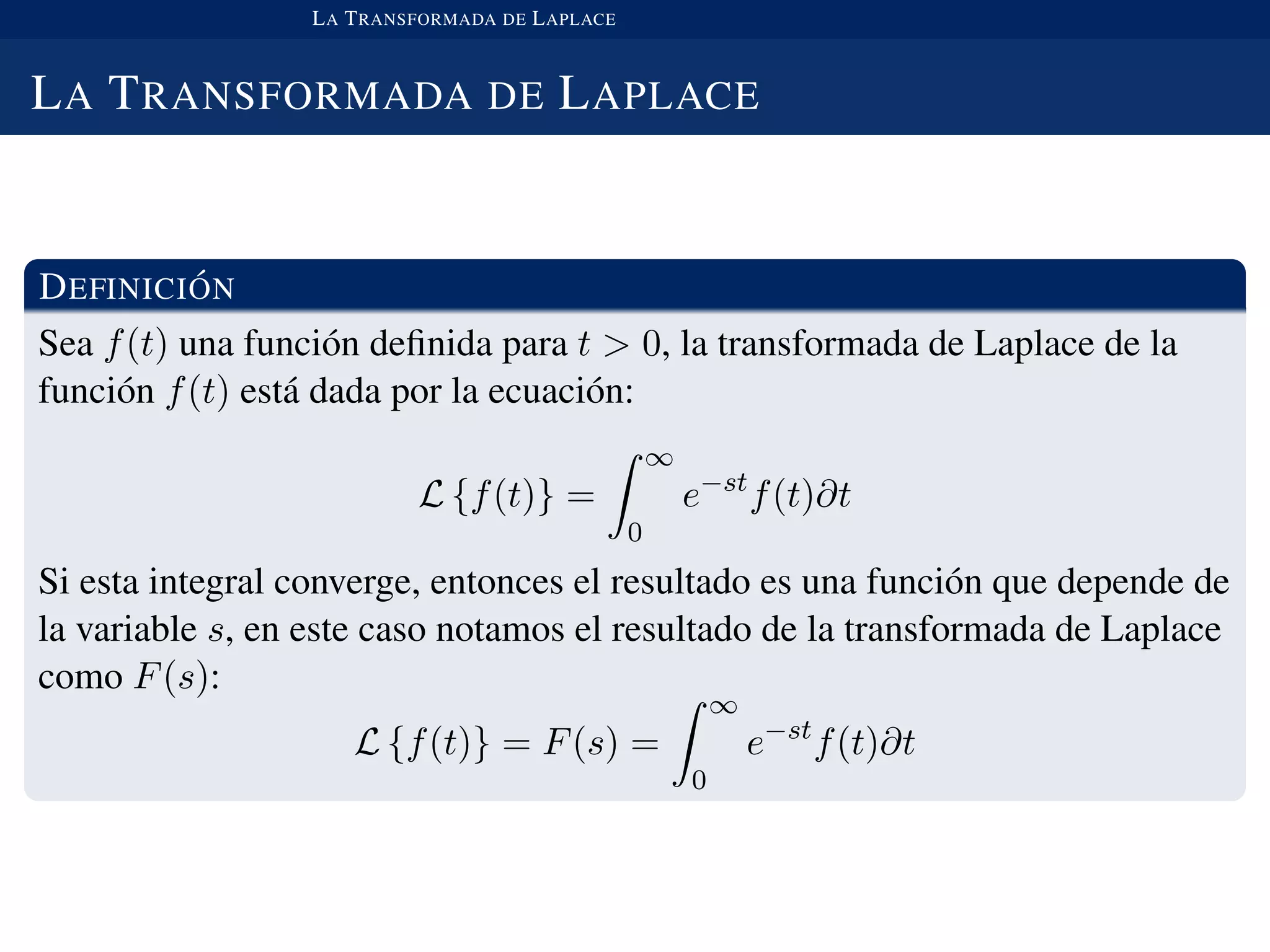 Transformada Transformada de Laplace | PDF | Physics | Science