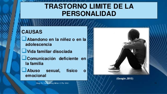 Causas Del Trastorno Limite De La Personalidad - Servicio De Citas En ...