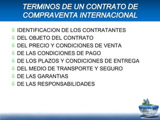 Situación de las patentes (protección legal). 196/9/2011Algunas observaciones para determinar la factibilidad de exportación de un productoCapacidad de servicio post-venta. 