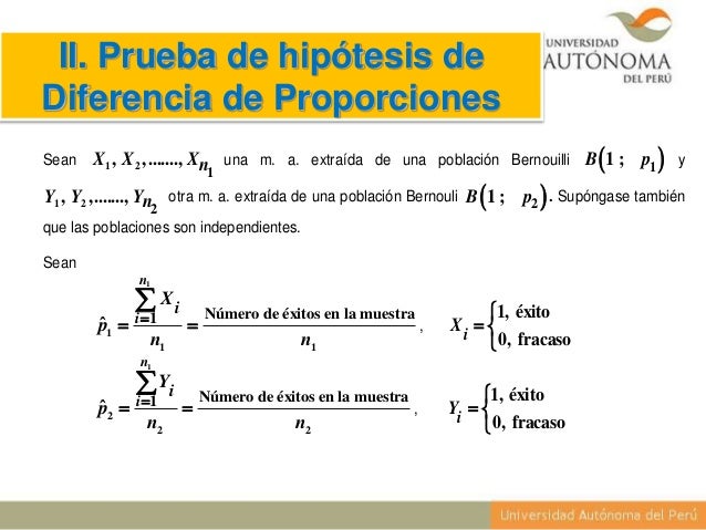 Prueba De Hipotesis Para La Diferencia De Proporciones es.slideshare.net