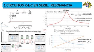 Circuitos RCL en serie corriente alterna | PPTX