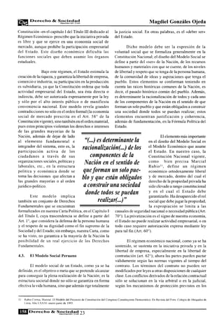 Derecho & Sociedad
Asociación Civil
Constitución -en el capítulo 1del Título lil dedicado al
Régimen Económico- prescribe ...