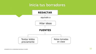 Inicia tus borradores
3/25/2020CATEDRÁTICO EN LA UNIVERSIDAD NACIONAL DE CAÑETE 10
 