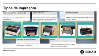 www.senati.edu.pe
Tipos de Impresora
 