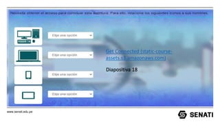 www.senati.edu.pe
Get Connected (static-course-
assets.s3.amazonaws.com)
Diapositiva 18
 