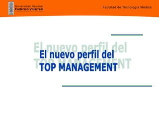 Universidad Nacional
Federico Villarreal
Facultad de Tecnología Medica
 